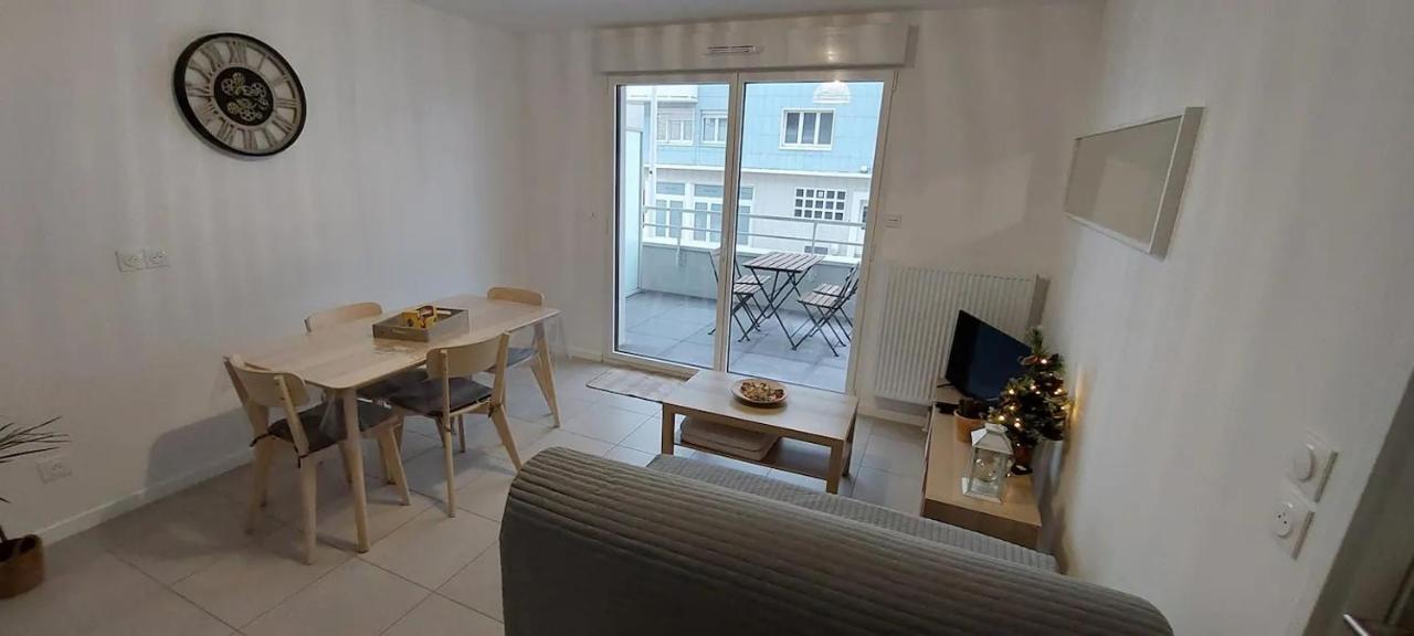 Bel appt neuf - vue mer - terrasse - parking privé Dunkirk Eksteriør bilde